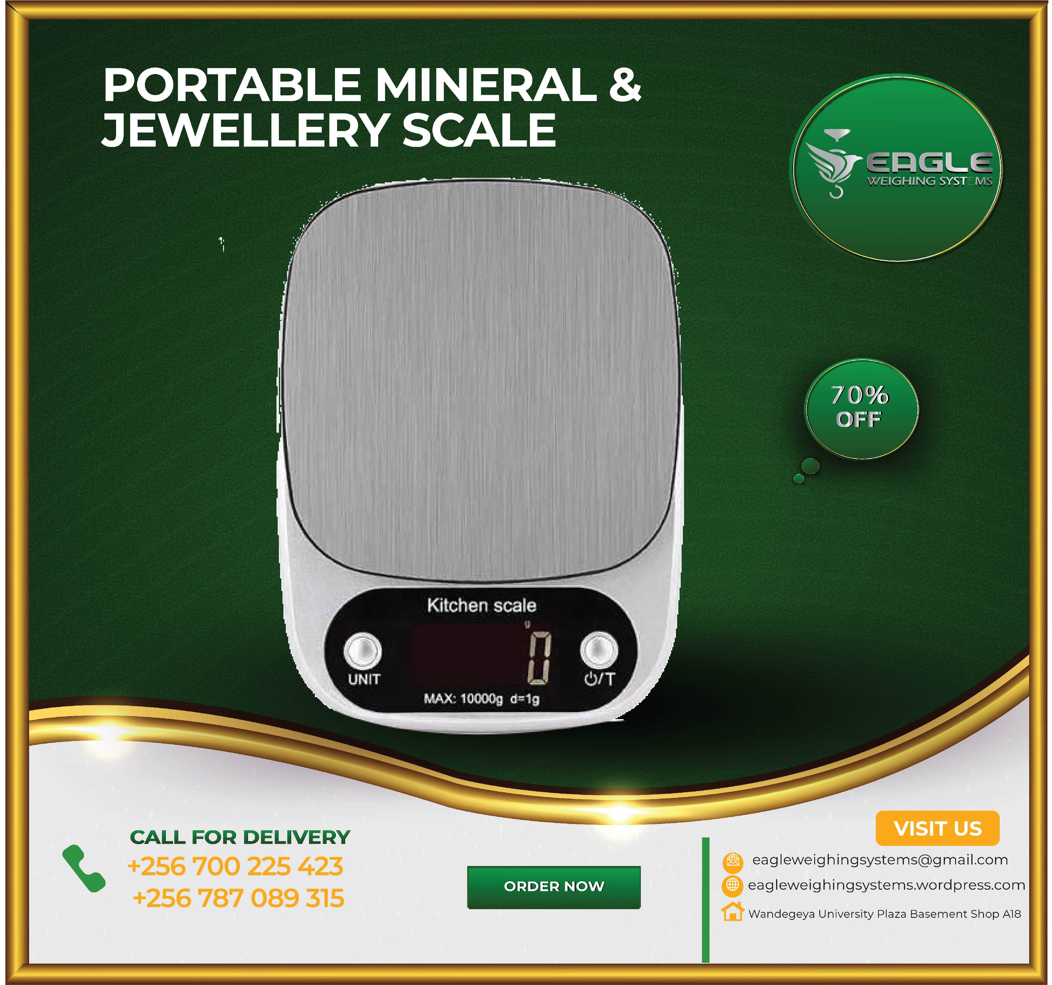 High-precision electronic carat scale for minerals in Kampala